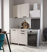 Кухня Нагано 1,0 (Дуб юкон/Столешница Мрамор белый)