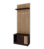 Тумба с вешалкой 800 Кано КПТВ-2 (Венге/Дуб крафт золотой)