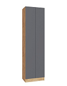 Шкаф платяной Руэлла (Дуб крафт золотой/Графит серый)