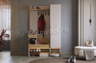 Прихожая К3 Баско (Кашемир/Дуб крафт золотой)