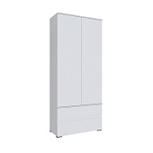 Шкаф Плейона гостиная с ящиками (Белый древесные поры)