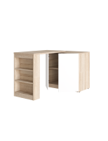 Стол-комод ПРАВЫЙ Дуб Сонома светлый - Белый Стол-комод ПРАВЫЙ Дуб Сонома светлый - Белый