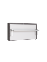 Раскладушка-кабинет закр.Ясень черный - Перламутр Раскладушка-кабинет закр.Ясень черный - Перламутр