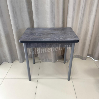 Стол обеденный Д17 раскладной (Цемент темный/Опоры металлик)