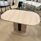 Стол обеденный раздвижной Азалия-8 (Ясень шимо светлый/Графит)