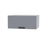 Шкаф верхний горизонтальный глубокий 8ГХ кухня Квадро (Дуб сонома/Белый снег)