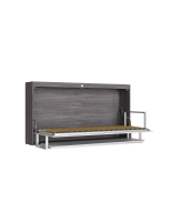 Раскладушка-кабинет Ясень черный - Перламутр Раскладушка-кабинет Ясень черный - Перламутр