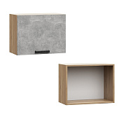 Шкаф верхний ШВГ 460*600 Кухня Модена (Дуб ваниль)