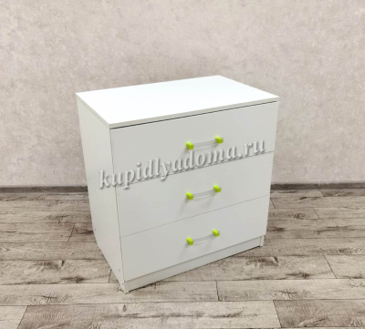 Комод Смарти (Белый/Лайм)