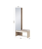 Вешалка комбинорованная Эльтон мод.1 схем