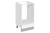 Шкаф рабочий под духовку Фьюжн 42.39 L450 (1 ящ.) (Белый эмаль)