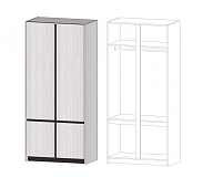 Шкаф Бостон ШК-01 (Анкор светлый)