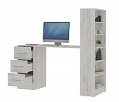 Стол письменный Гранд (Дуб крафт белый)