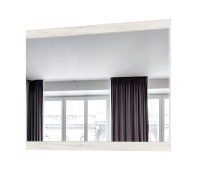 Зеркало 900 Крафт белый мал