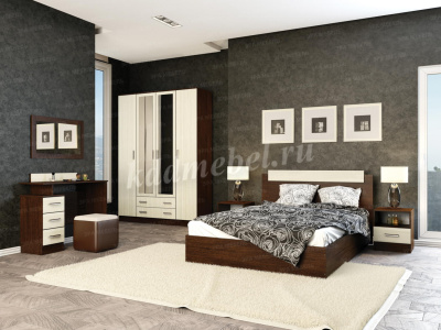 Кровать Эра 1.4 (Венге/Лоредо)