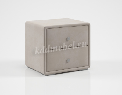 Тумба прикроватная Твист (Микровелюр/Бежевый лен)