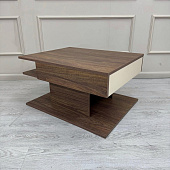 Стол журнальный Вайс 12.02 (Морское дерево Винтаж/Песочный)