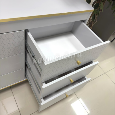 Комод Антре 65.01 (Серый/Золото) 