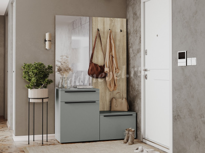 Тумба Люмьер 600 (Шиншилла серая)