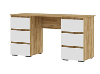 Письменный стол Хелен ПС 02 (Крафт золотой/Белый)