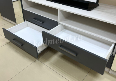 Гостиная Палермо-7 (Анкор белый/Графит)