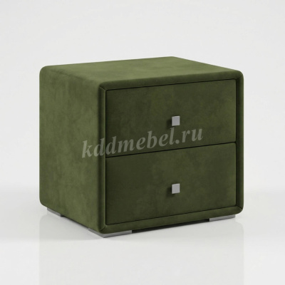 Тумба прикроватная Твист (Микровелюр/Лесная тень)