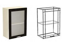 Шкаф верхний ШВС 300 Кухня Асти (Сакура глянец)