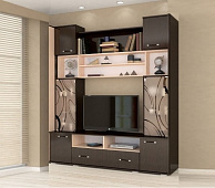 Гостиная Оскар 18 центральная секция ОГЦС-1 (Венге/Дуб молочный)