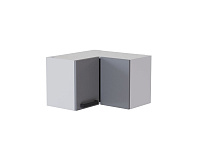 Шкаф верхний угловой УВП 360 кухня Марбл (Белый/Слоновая кость)