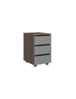 Тумба подкатная закр.Ясень Анкор темный - Темно-серый Тумба подкатная закр.Ясень Анкор темный - Темно-серый