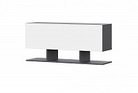 Полка навесная Айвори-4 (Графит/Белый)