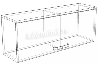 Полка навесная Микс-0.9 (Дуб бунратти/Герион)
