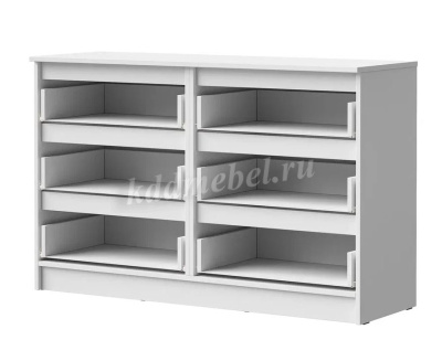 Комод Лето-6 1.2 (Белый)