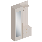 Прихожая Тефия с пеналом (левое исполнение) (Тефия/Софт сантьяго)