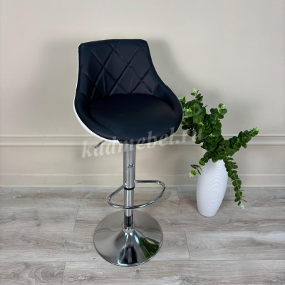 Стул барный J-700 (Черный/Белый)