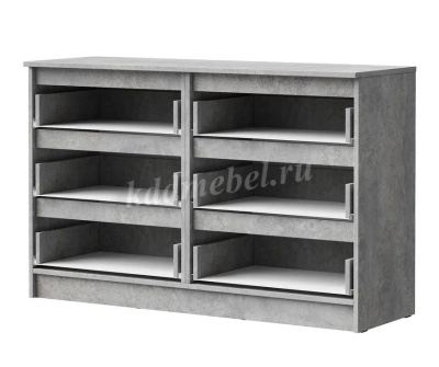 Комод Лето-6 1.2 (Цемент светлый)