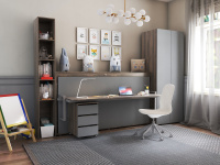 Детская Ясень Анкор тёмный - Тёмно серый Детская Ясень Анкор тёмный - Тёмно серый