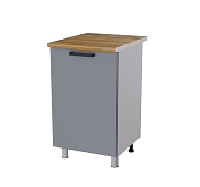 Шкаф нижний 5Р кухня Контемп без столешницы (Дуб сонома/Океан)