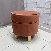 Пуф Лора (Ткань Ультра арт. ТП 332 терра кирпичный)