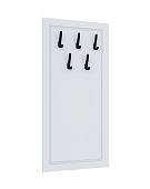 Вешалка Апполия 600 (Белый/Белый дуб)