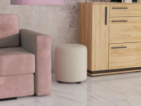 Пуф Рой_Экокожа бежевый Пуф Рой_Экокожа бежевый