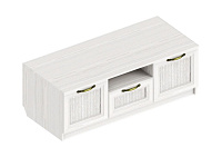 Тумба под ТВ №2 Александрия ГА-11 (Бодега светлая/Плетенка)