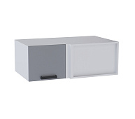 Шкаф верхний горизонтальный глубокий угловой УВГ кухня Контемп (Дуб сонома/Мята-софт)