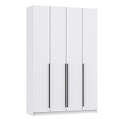 Шкаф для одежды 4-х дв. Брандо 67.09 (h 2480) (Белый/Белый МДФ)