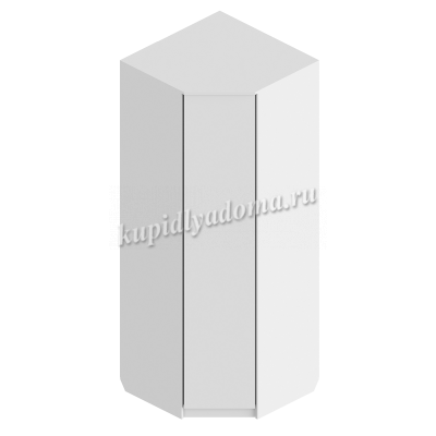 Шкаф угловой Бьянко (Белый лофт)