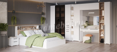 Шкаф переходный Люмьер (Белый)