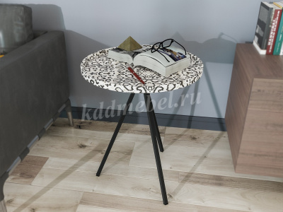 Стол журнальный 203.41 Макиато (Питон/Черный)