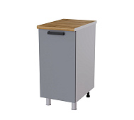 Шкаф нижний глубокий Г4Р кухня Танго без столешницы (Белый/Лайм глянец)