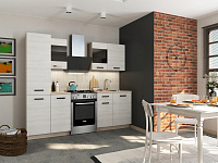 Кухня линейная Алиса Loft 1,75 (Дуб сонома/Сосна белая) РАСПРОДАЖА