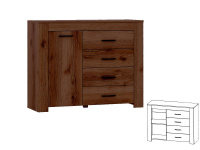 Квадро-34 (Дуб Делано темный) Квадро-34 (Дуб Делано темный)